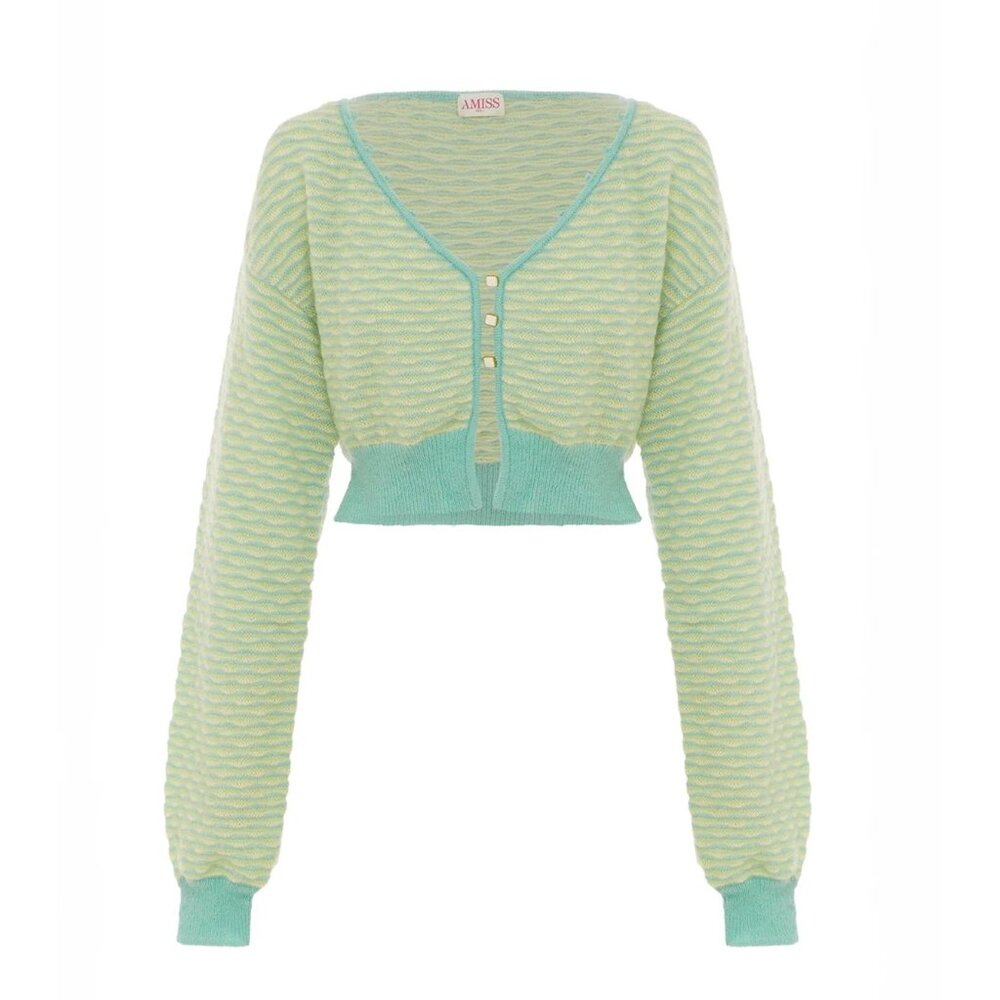 AMISS Monica Cardigan in Green